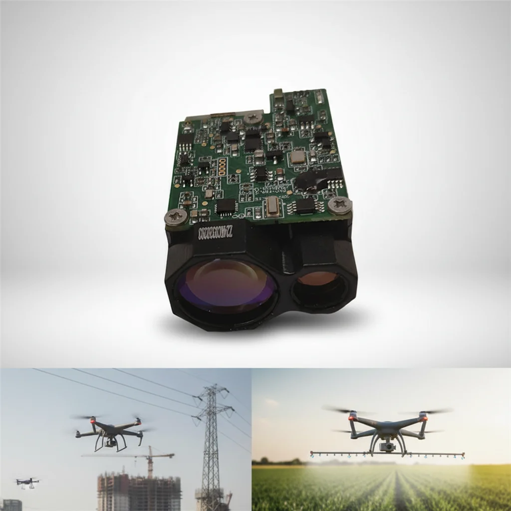 NEW High-precision 1535nm 3km Laser Rangefinder Module Compact Design  Rangefinder Module 3000m 21mm