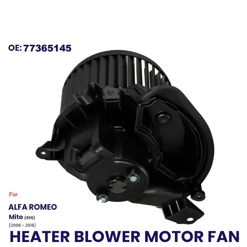 Ventilador de MOTOR de ventilador de calentador INTERIOR para ALFA ROMEO MITO 2008-2018, nuevo OEM tipo RHD