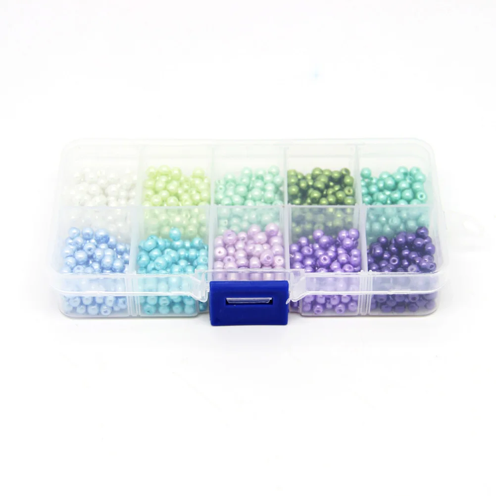 

1000 Pcs Glass Bead Set DIY Jewelry Colorful Beads for Bracelets Necklace Braclet Making