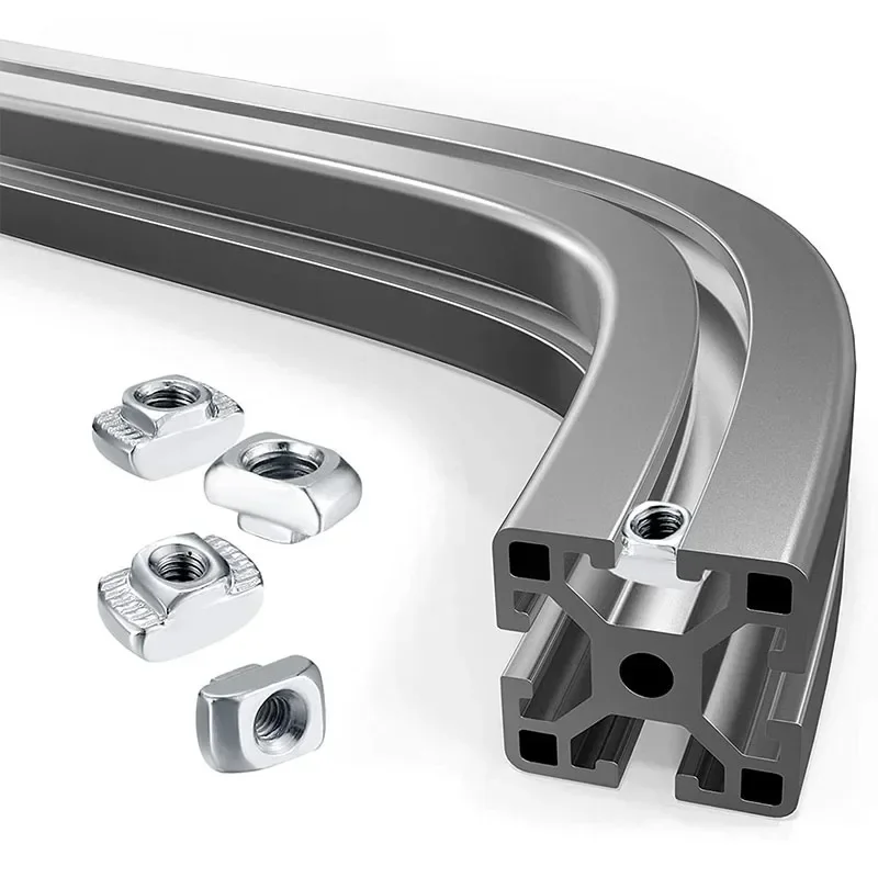 Schiebe-T-Mutter M3 M4 M5 M6 M8 Aluminiumprofil-Befestigungselement Verbindungsstück T-Muttern 3D-Drucker Gleitmutter Hammerkopf Schlitzmutter 20 30 40 EU – Detail 5