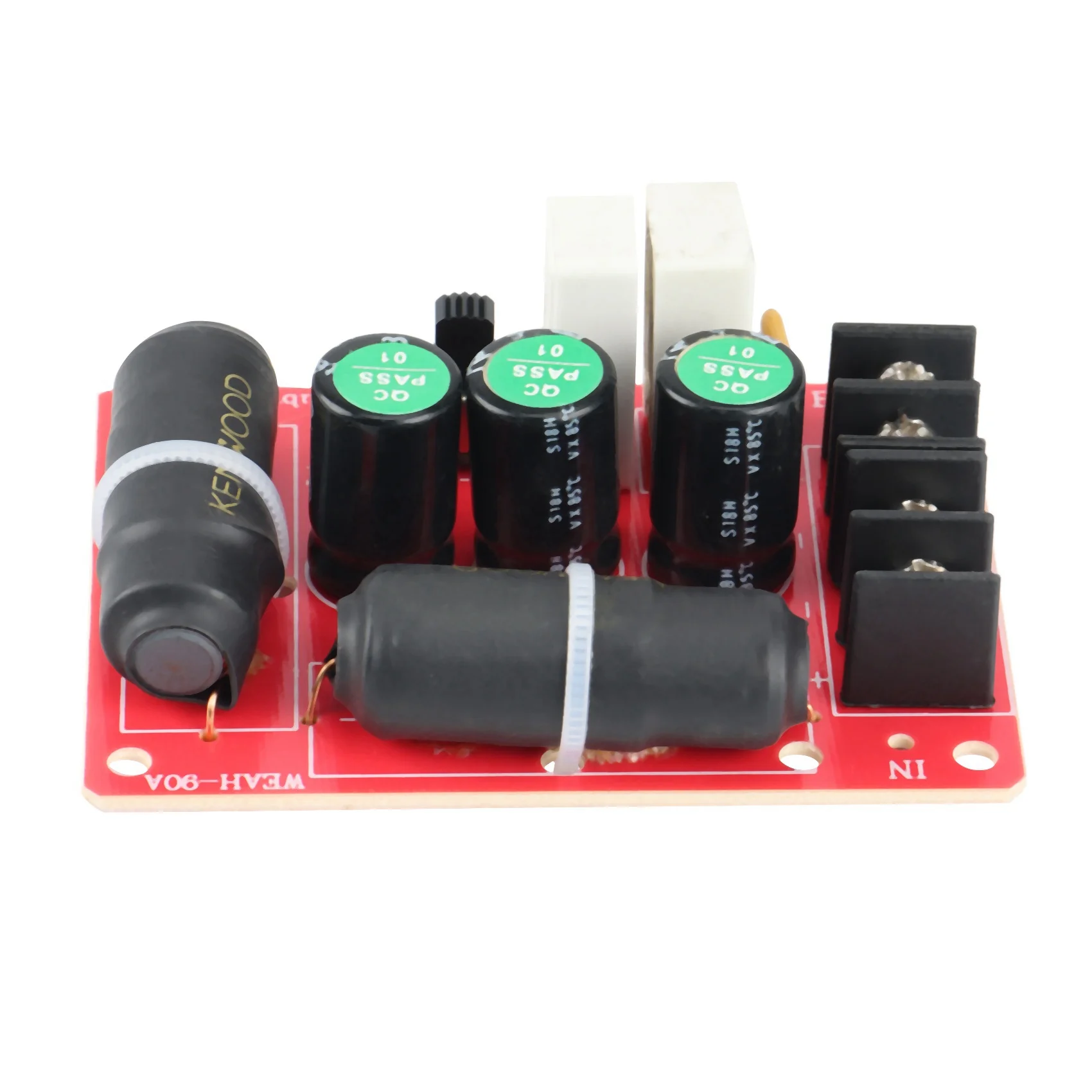 ABZW 2X 순수 베이스 서브우퍼 2차 크로스오버 스피커 주파수 분배기 DIY 홈 시어터