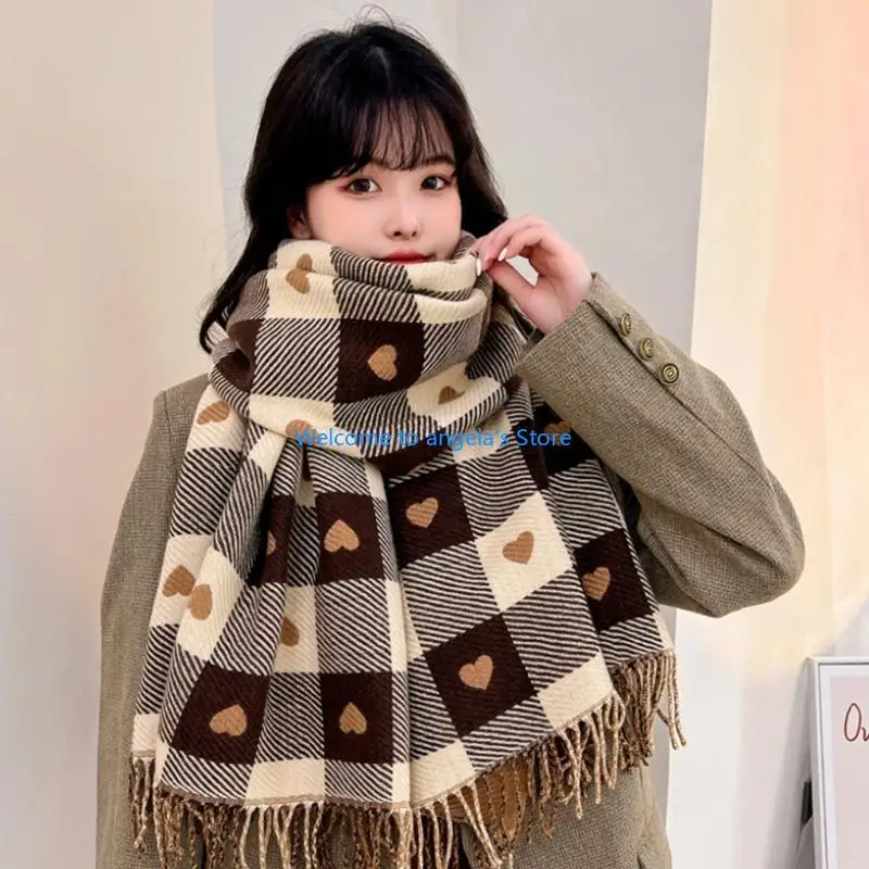 X4YC Shawl Wraps Soft Warm Blanket Scarves Cashmere Feel Unisex for Men and Women