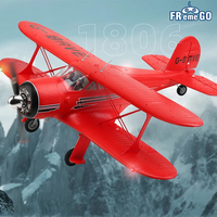 WLtoys XK A300 RC Plane Beech-D17S Double Wings RC Airplane 3D6G 1806 Brushless Motor RC Aircraft Large Fighter Toys for Kids