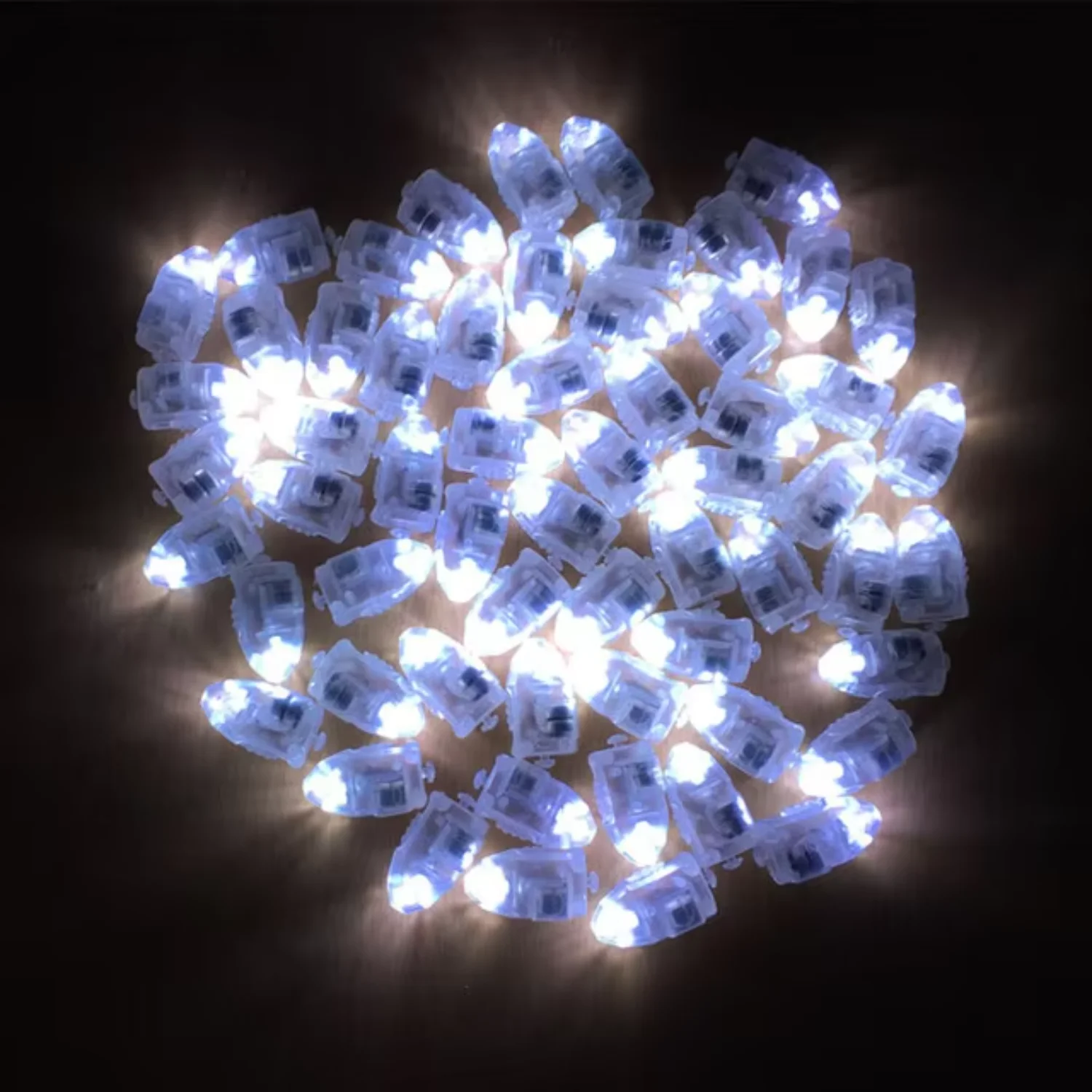 10pcs White Led Ball Lamps Balloon Lights Fairy Lights Moon Starry String Lights For  Wedding Party Decoration Crafting