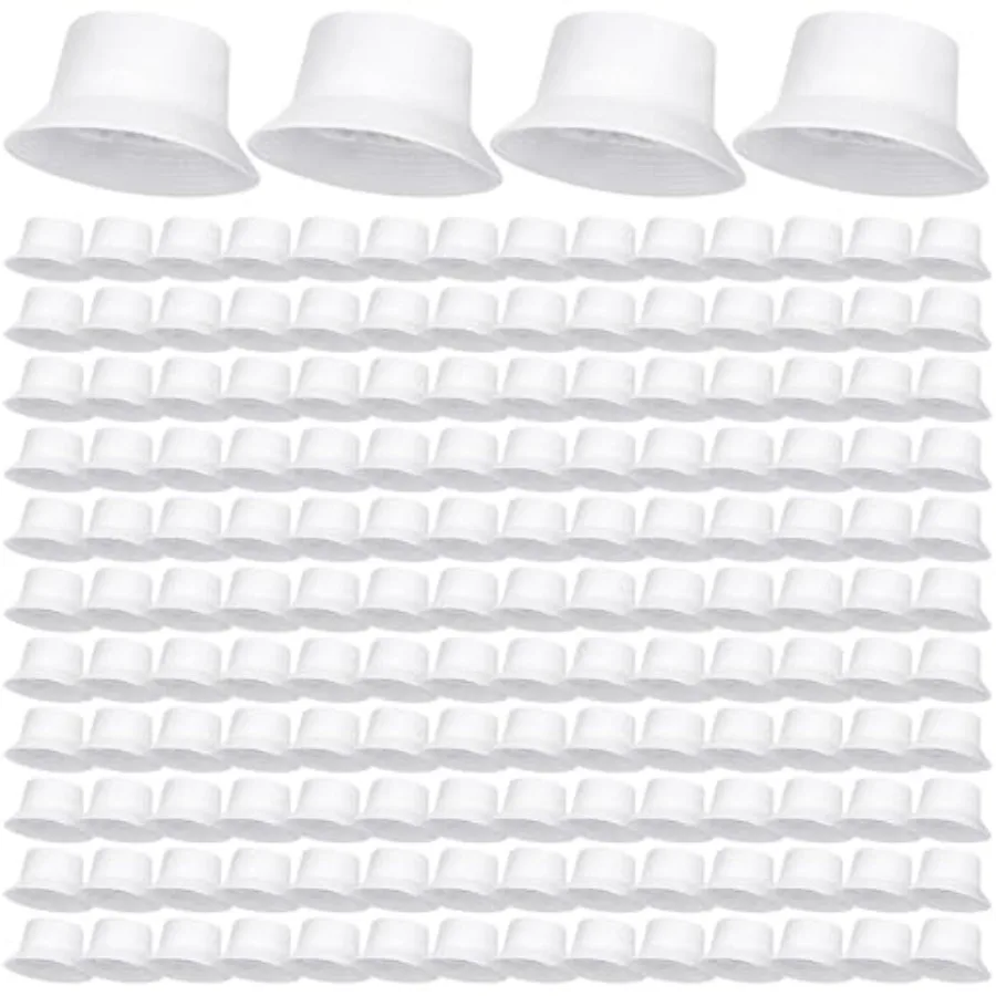 

Mepase Bucket Hat Bulk, Cotton Summer Cap for Beach Getaway Fishing Solid Color Lightweight Fisherman's Hat for Women and Men