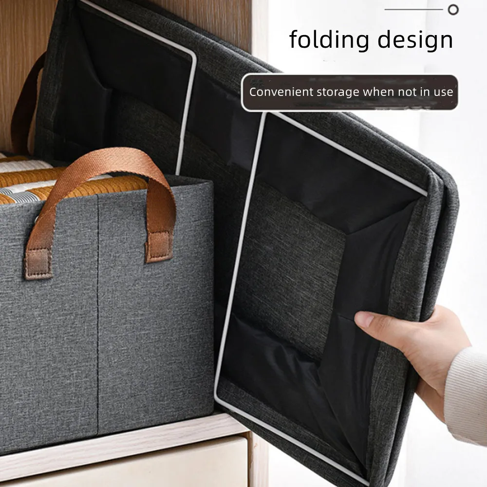 Cation Storage Box Of Household Wardrobe Drawer-Type Large-Capacity Foldable Clothes And Jeans Portable Storage Box