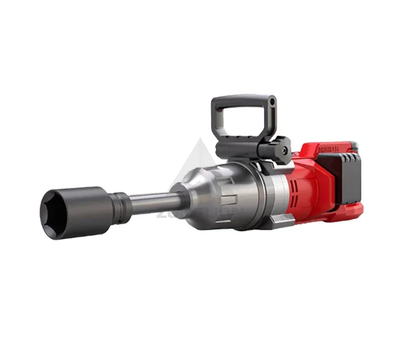 40V Industrial Power Wrench Battery Operated 1 Inch Long Shaft 4000 N.m Big Torque Brushless Impact Wrench Heavy Duty