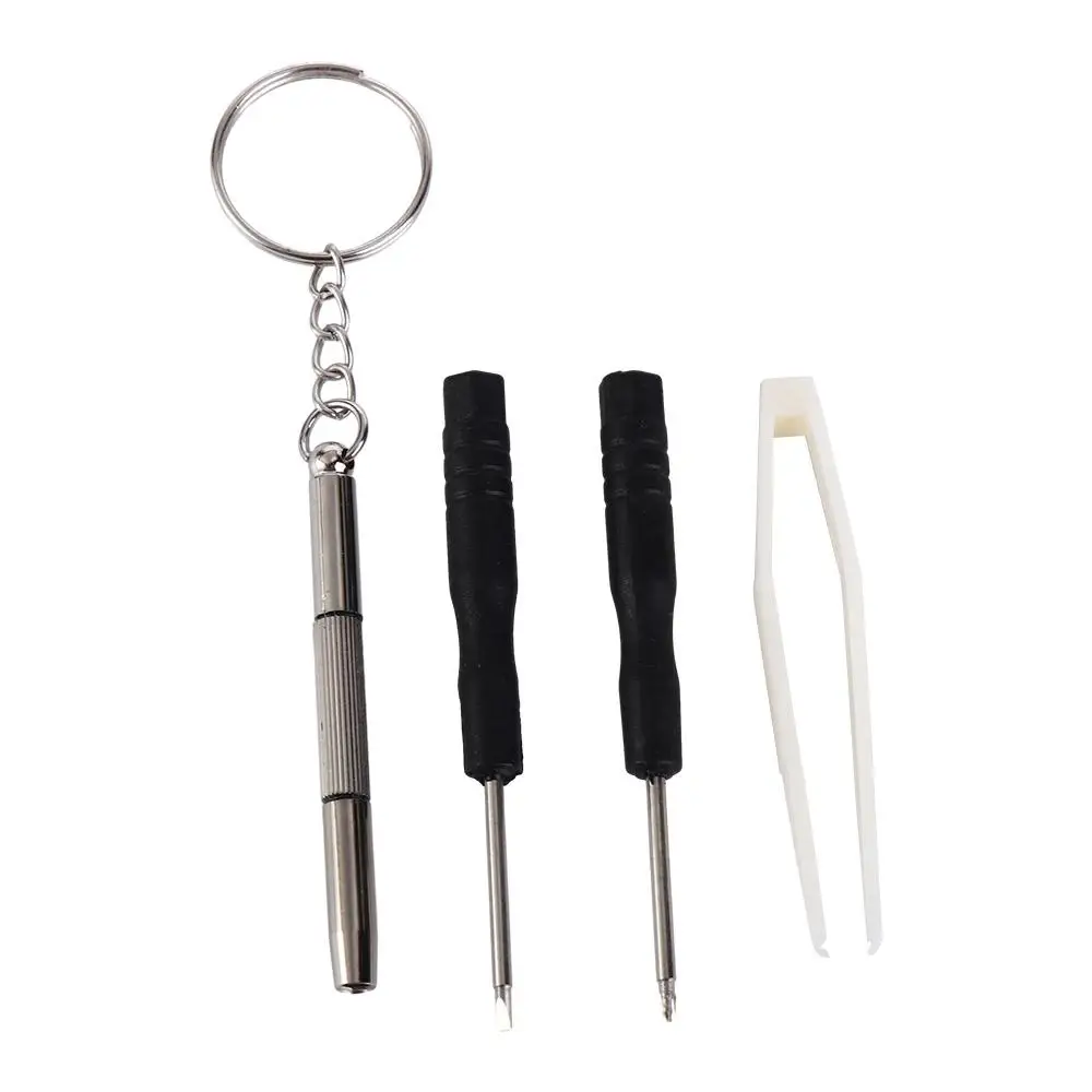 Screwdriver Assorted Kit Sun Glasses Nuts Glasses Screws Sets Glasses Screws Sunglass Repair Tool Eyeglass Nose Pads