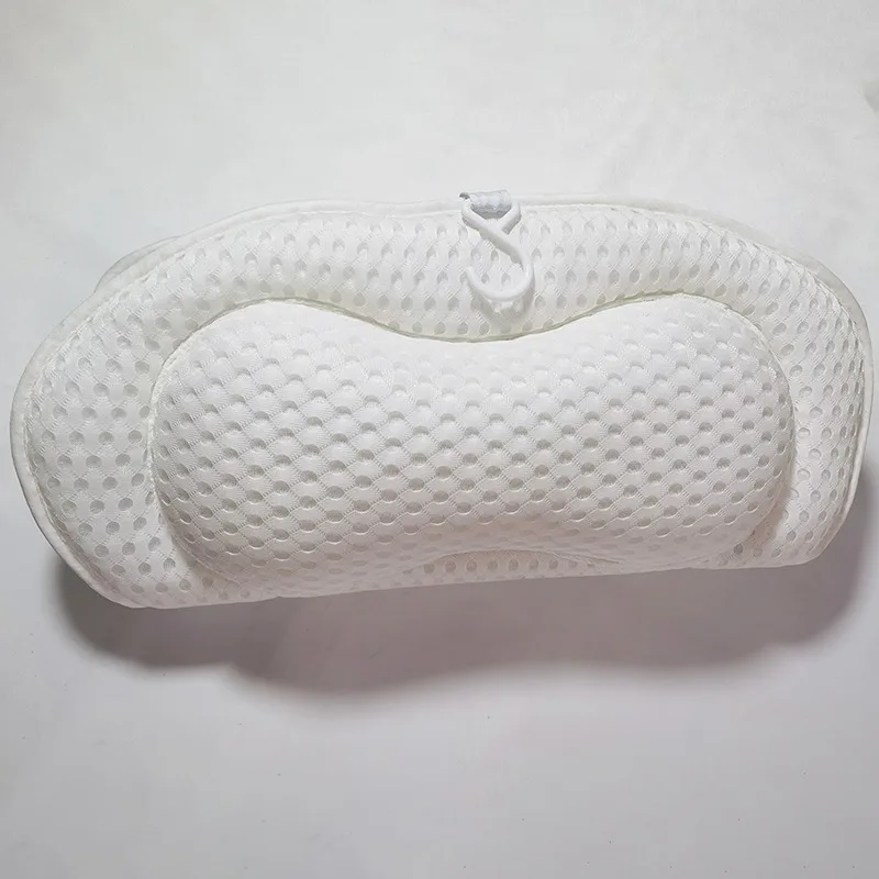 White Butterfly Bath Pillow Breathable Bathroom Cushion Accersories for Home Bathroom Accessories with Suction Cups