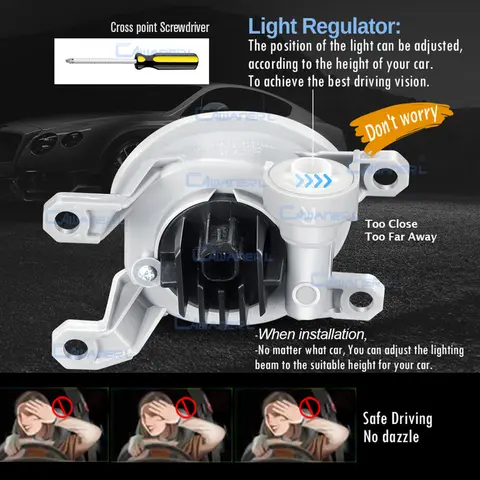 2 x bil höger + vänster LED-lins dimljusenhet dagsljus för Toyota Land Cruiser 70 FJ70 300 LC300 Prado 250 LC250 2022-2025 10 best sales Toyota FJ70 - №6