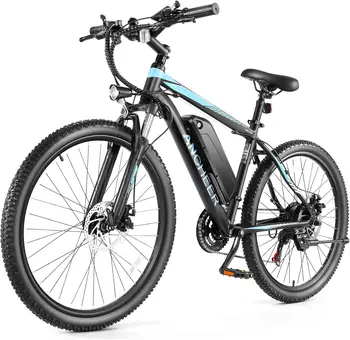 Image Electric Bike for Adults, [Peak 750W Motor] Electric Mountain Bike, 26" Sunshine Commuter Ebike, 55 Miles 22MPH Elec