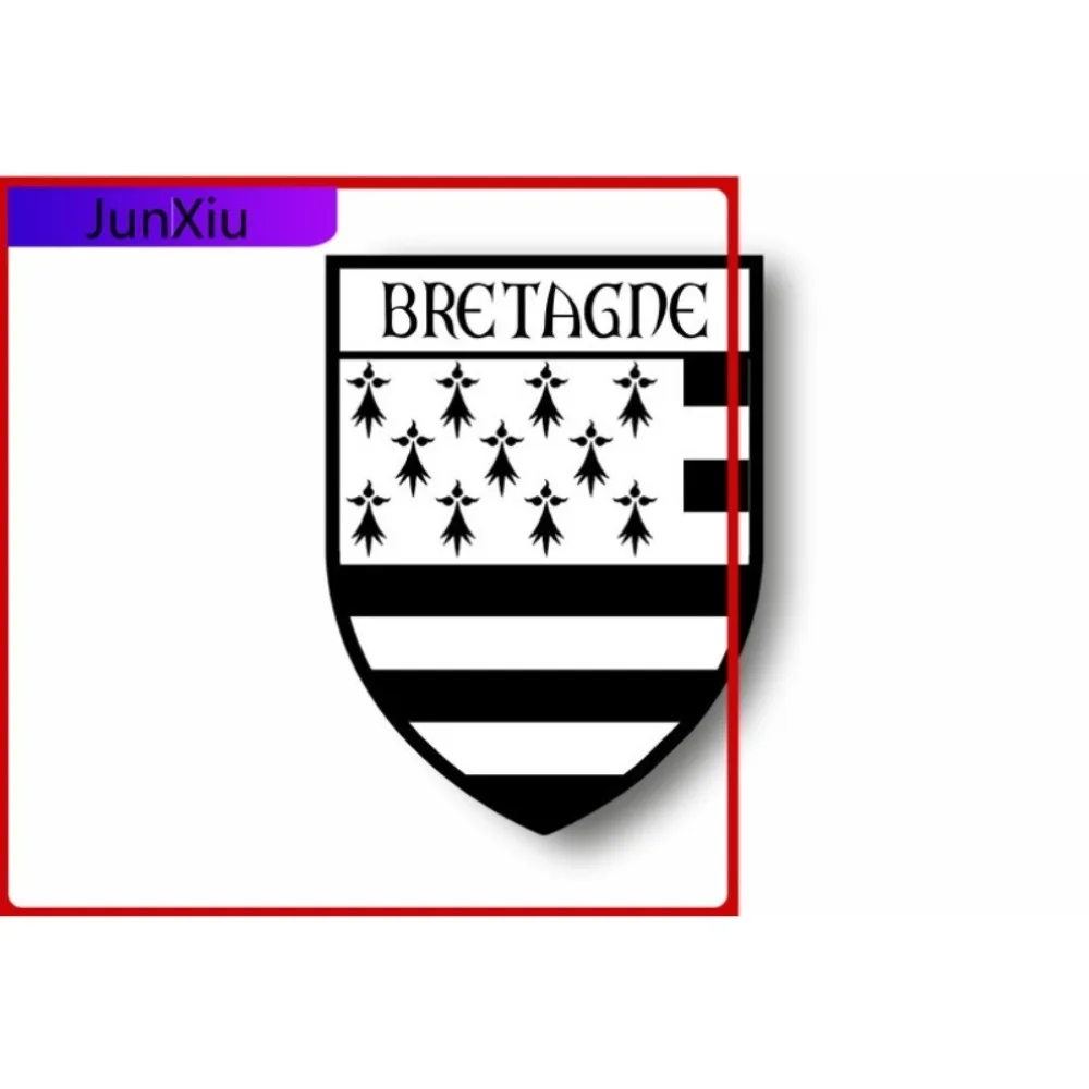 

Sticker Car Motorbike Coat Of Arms City Flag Brittany Breton