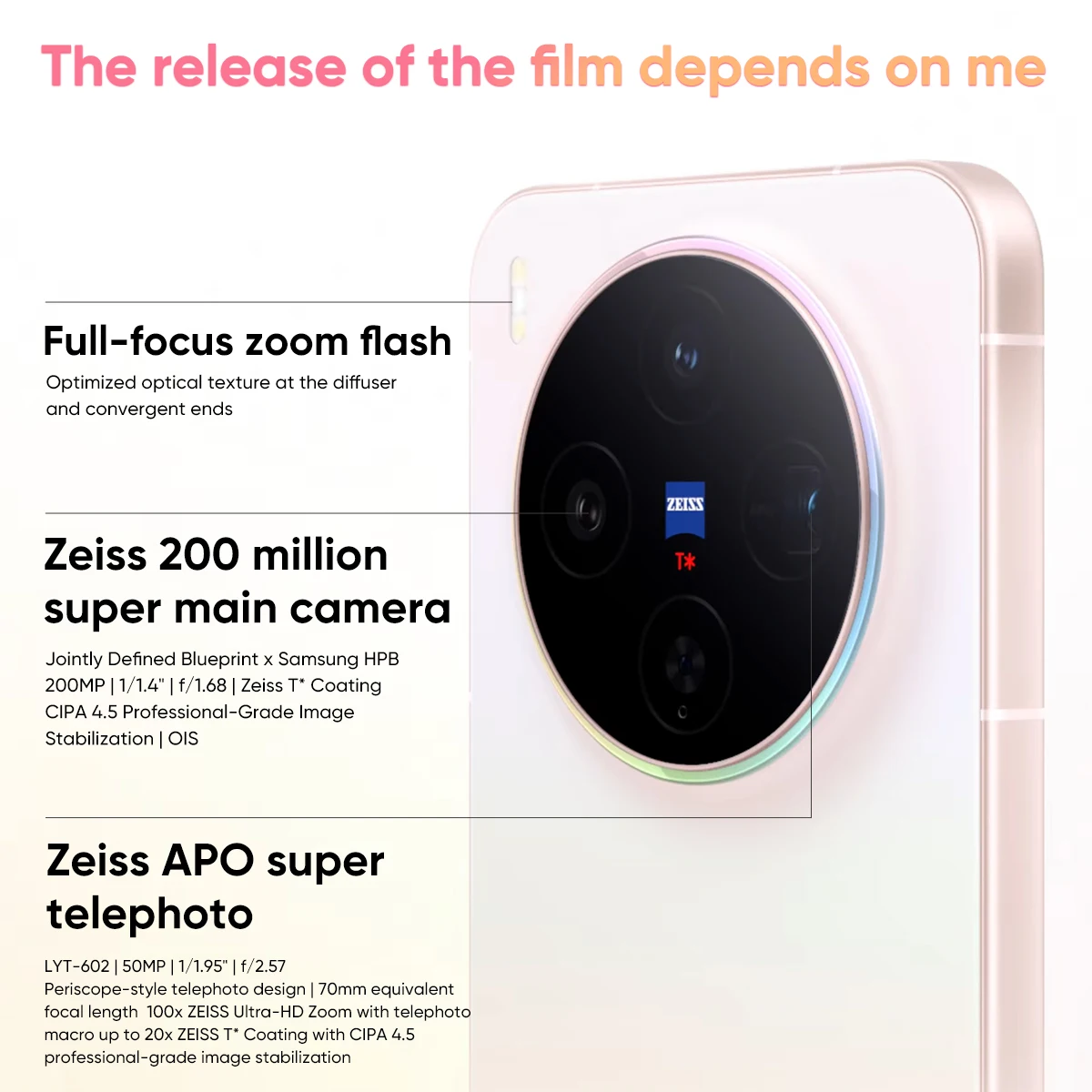 الهواتف الذكية Vivo X300 5G MediaTek Dimensity 9500 6.31 "120 هرتز 200MP OIS 6040mAh 90W SuperCharge تدعم NFC OTA #5