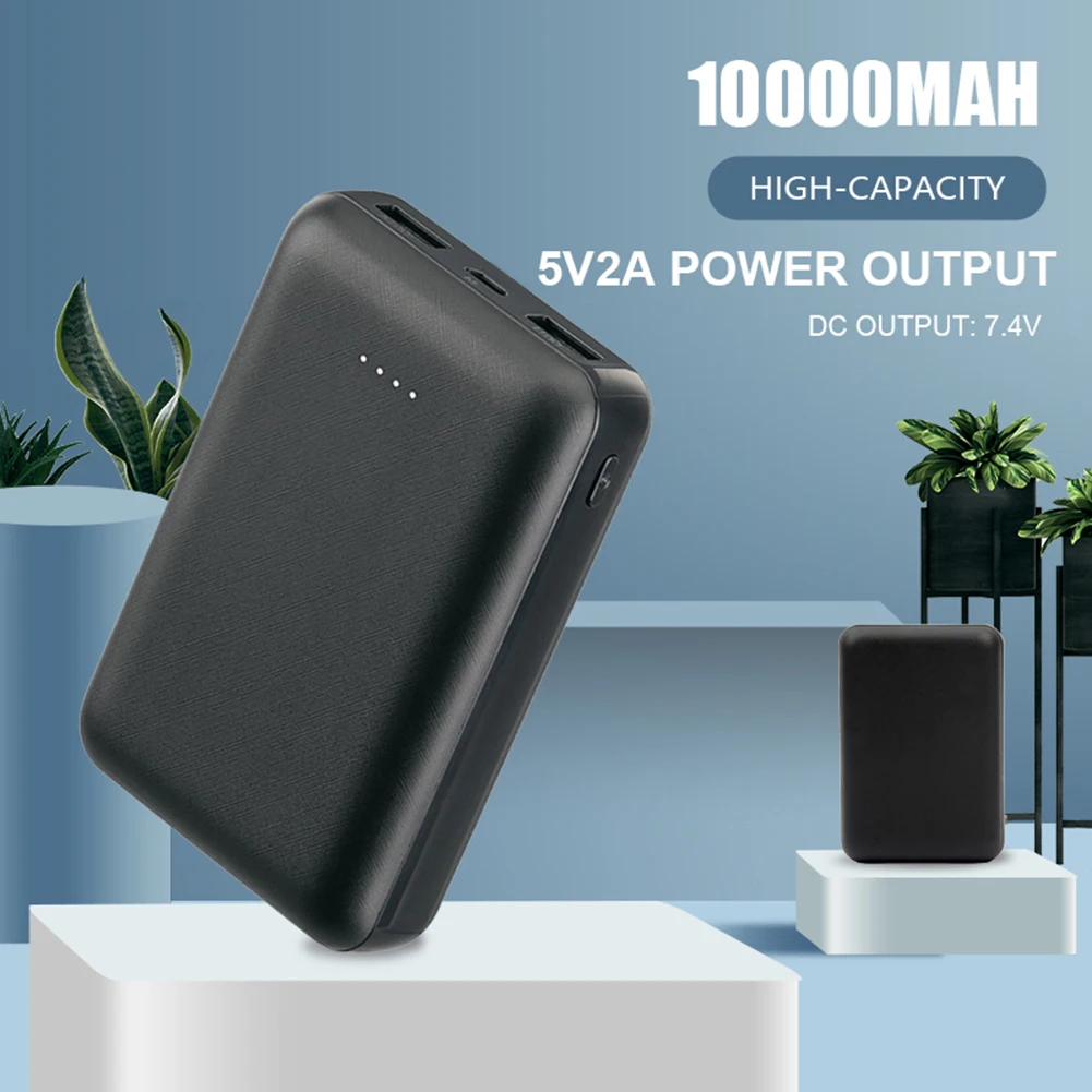 Power Bank 10000mAh Portable Fast Charging Powerbank Mobile Phone External Battery 5V 2A for Heated Vest Jacket Underwear