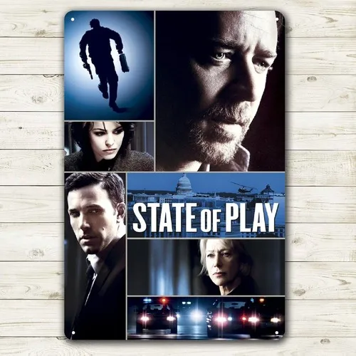 State Of Russell Crowe Movie Metal Poster Tin Sign - 20x30cm Plate-aluminum