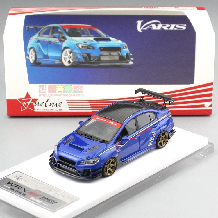 1:64 سوبارو امبريزا فاريس WRX STi VAB S4 نموذج مصغر من الراتنج، ديكور للبالغين، لعبة للأولاد، هدية عيد ميلاد للأطفال