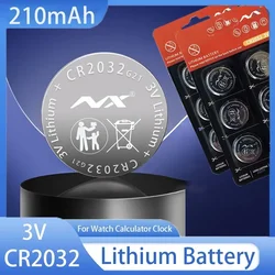 100% original CR2032 battery 210mAh Button Cell Specialized car remote control battery cr 2032 3v lithium battery for watch