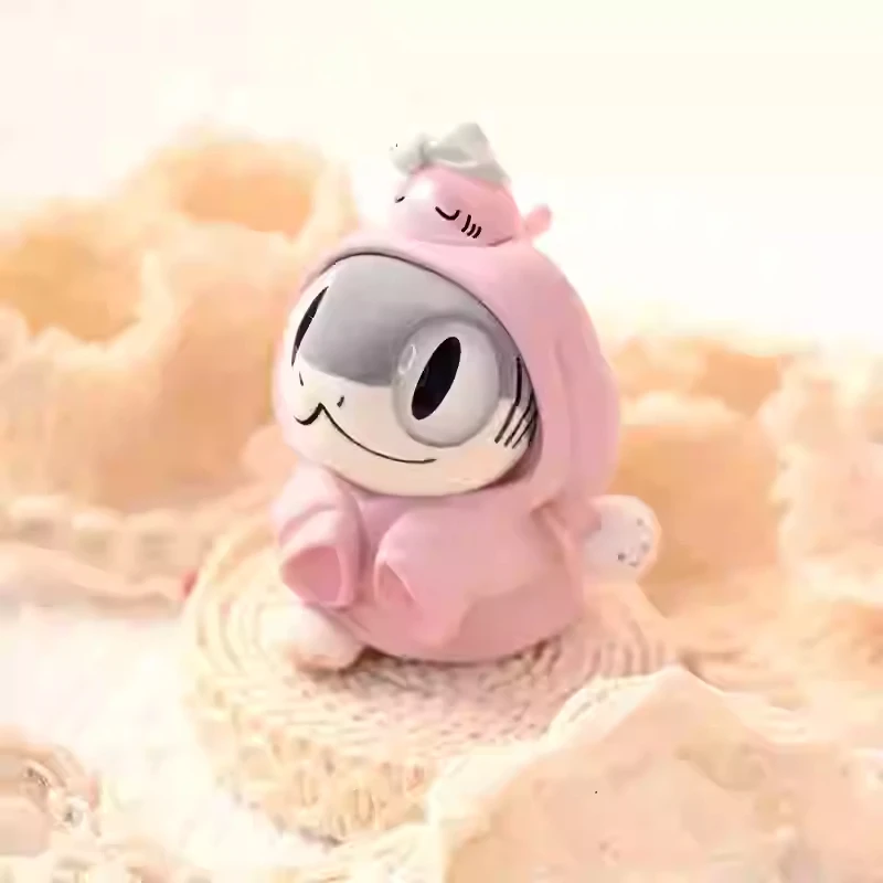 Новая анимация и комиксы Tianwen Kadokawa, серия «Я акула», кошка, слепая коробка, изысканная фигурка, украшение стола, праздничный подарок