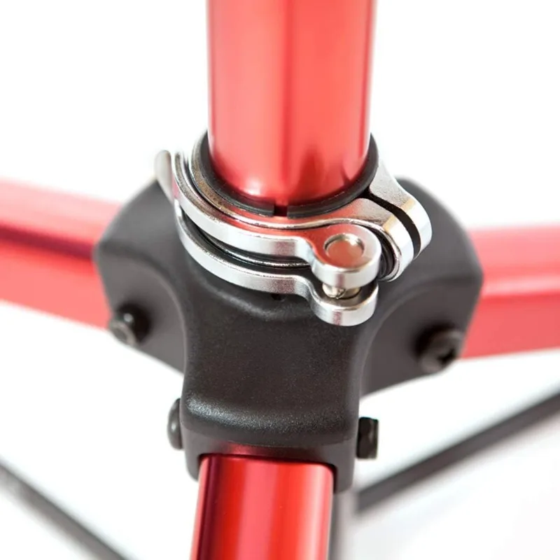 Supporto per riparazione bici ultraleggero (rosso)