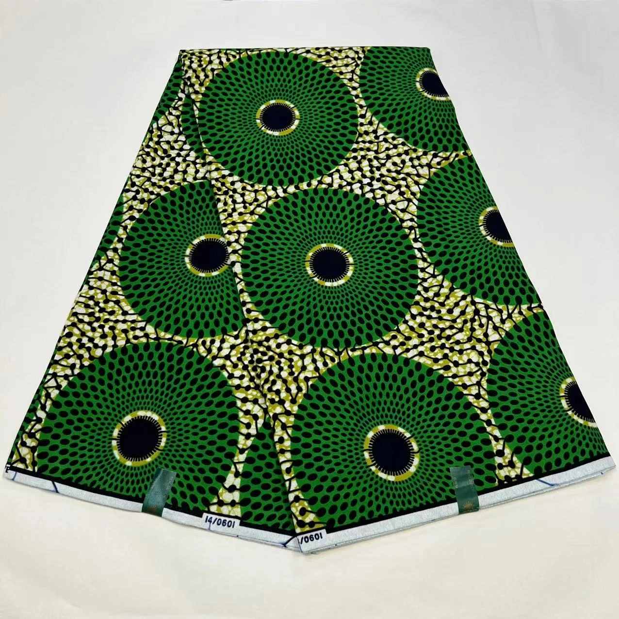 2024 Ghana Ankara African Wax Prints 100% Cottonr Fabric Binta Real Wax High Quality 6 Yard African Fabric For Party Dress Soft