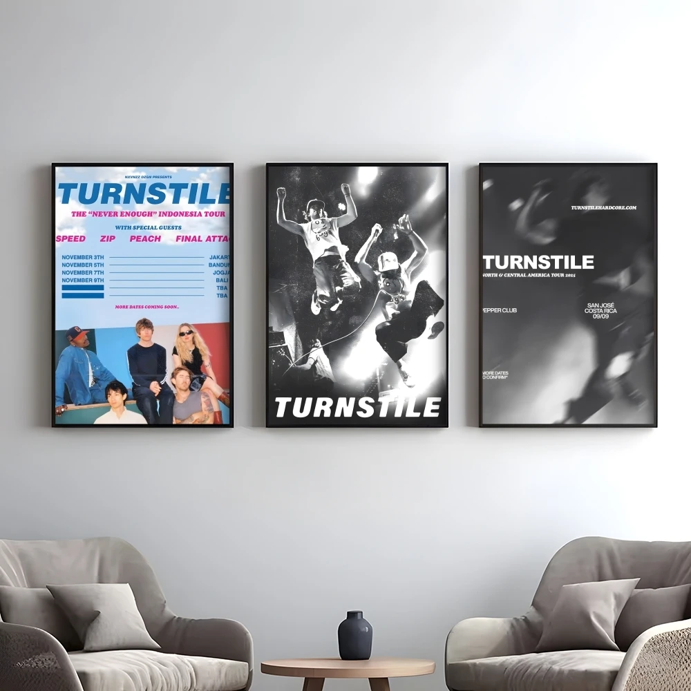 Rock Band T-Turnstile Poster Elegant And Affordable Wall Art Stickers For Dormitory Living Room And Bedroom Spaces