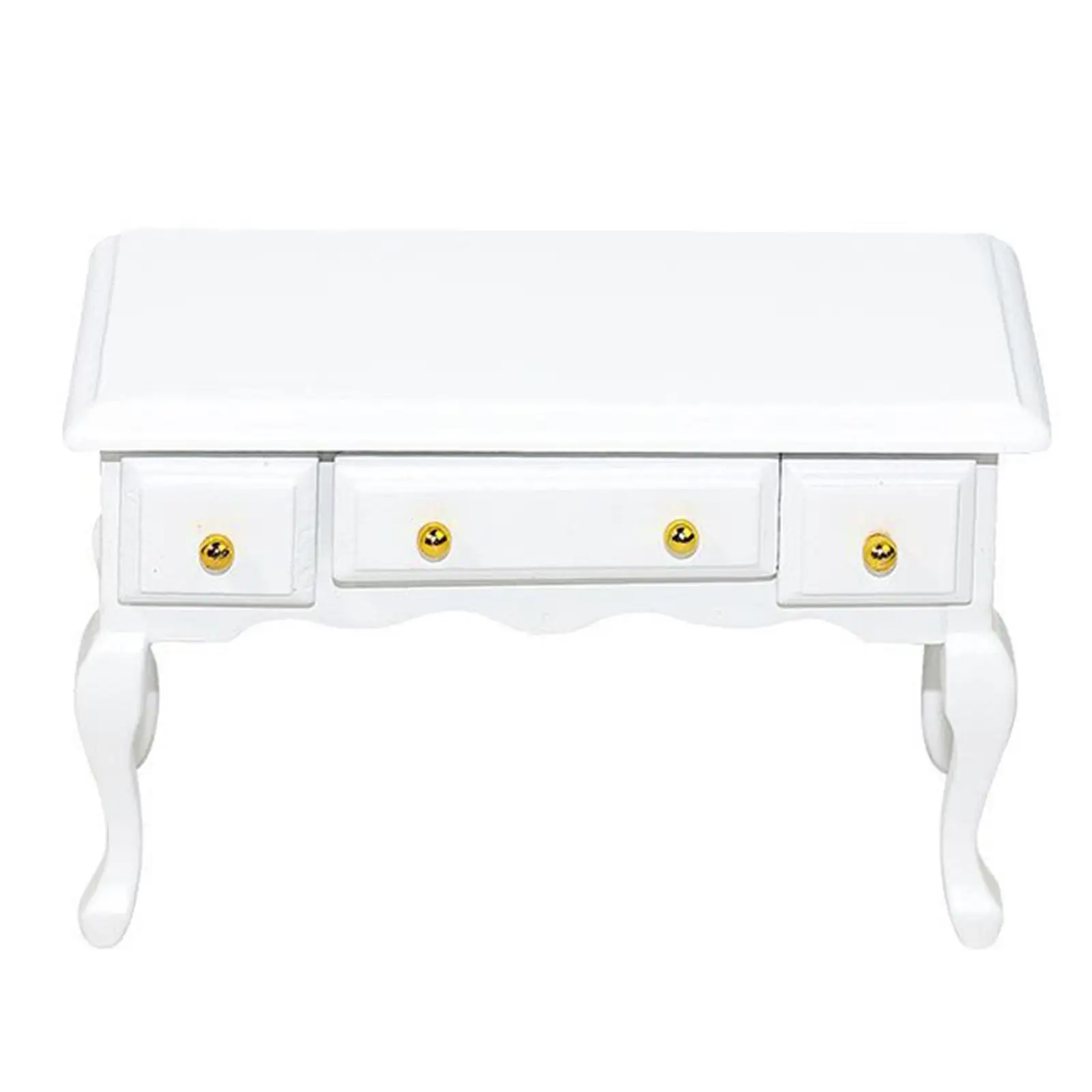 Maison de poupée 1:12, bureau d'étude Miniature fait à la main, Table en bois Antique minable, meubles modernes, modèle de scène de vie, jouets de décoration