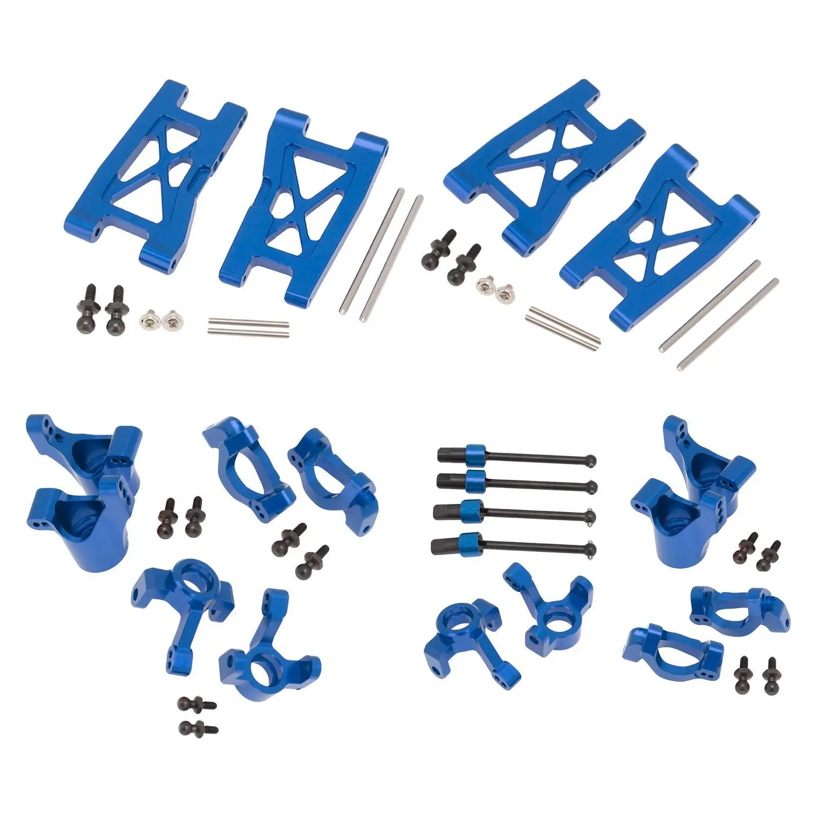 Metal Upgrade Part Aluminum OP Fitting Parts for Teton 1/18 Scale Monster Truck Accessory, Blue