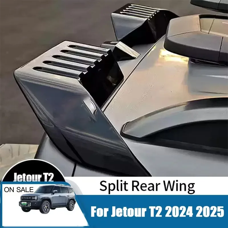 Neu! Für JETOUR Traveler T2 2023 2024 2025 Auto-Dachspoiler Modifizierter Segmentierter Sportspoiler Hinterer Kotflügel Außenverkleidung Zubehör