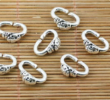 

10pcs 16*11.7mm hole 4*11mm Alloy charms tibetan silver connectors jewelry handmade supplies HWEF1583