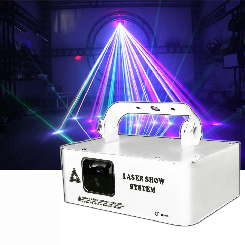 RGB Laser 500MW Beam Line Scanner Projektor DMX profession elle Disco DJ Hochzeits feier Bar Club Bühnen licht