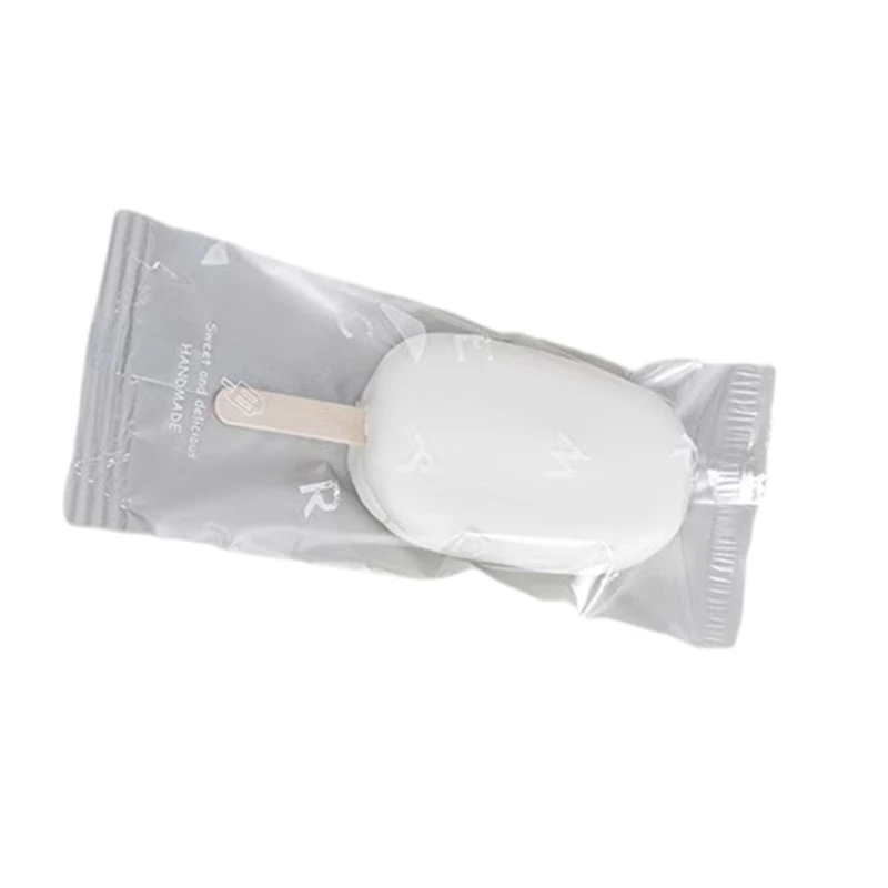

100Pcs Attractive Freeze Treat Wrapper for Shops Practical Ice Cream Package Bag Dropsale