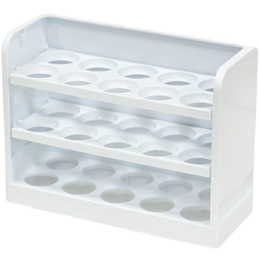 

Three Layer Egg Holder for Refrigerator Household Egg Storage Container Large Capacity Kitchen Organizer