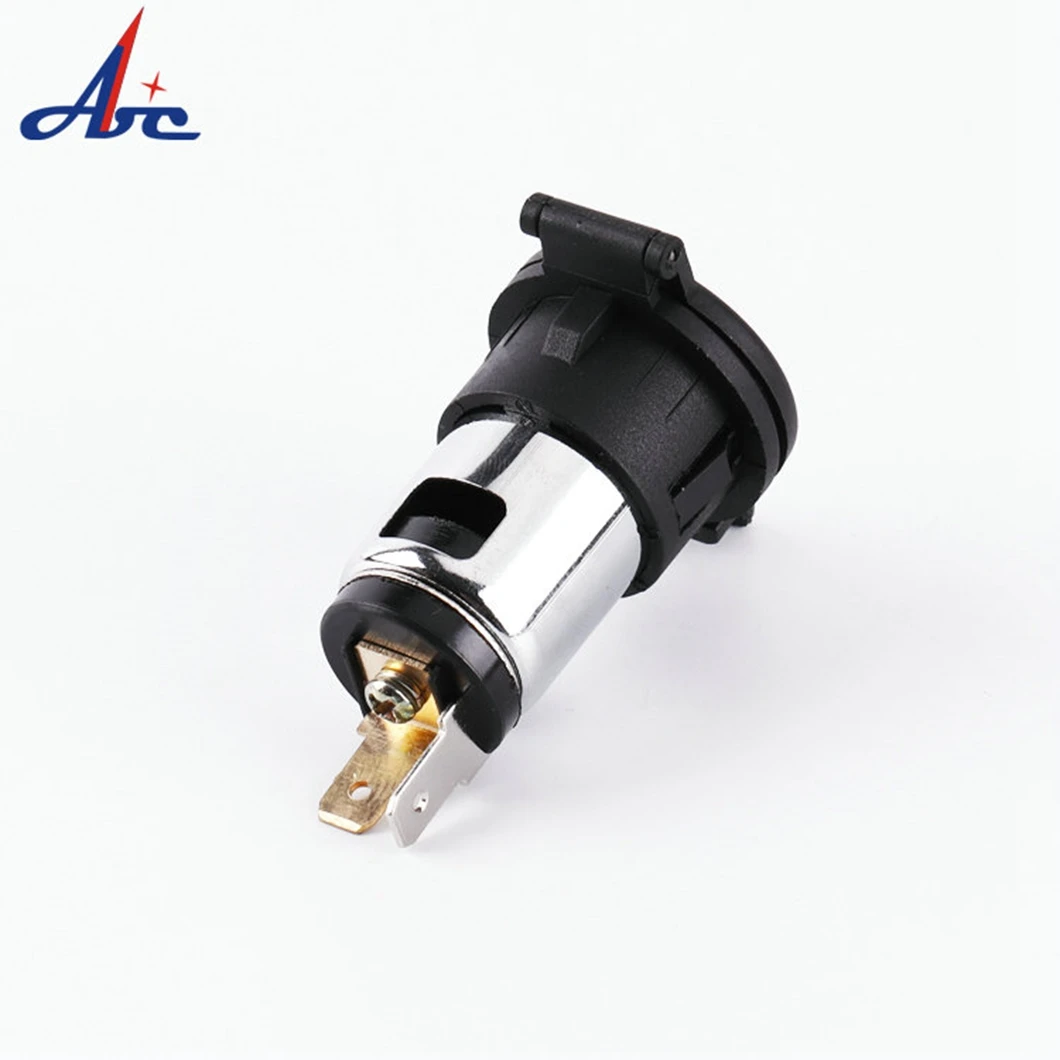 Car Mounted Modification Cigareteer Lighter Female Socket 12V-24V 120W Power Outlet Female Cigareteer Lighter Base