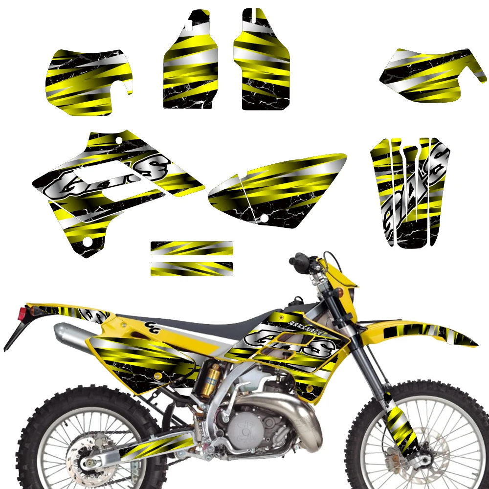 

Графические наклейки и стикеры для мотоциклов GAS GAS EC 125 250 300 450 2003-2006 годов выпуска