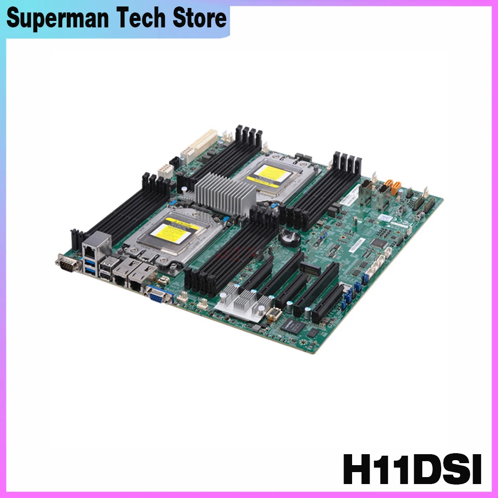 

H11DSi For Supermicro dual-circuit motherboard support AMD EPYC REV2.0 support 7302/7702 IPFS H11DSI