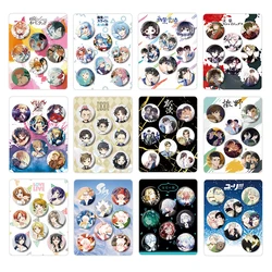 8 Pcs/Set Anime Tinning Axis Powers Fate Backpack Badge Souvenir Clothing Gift For Friends