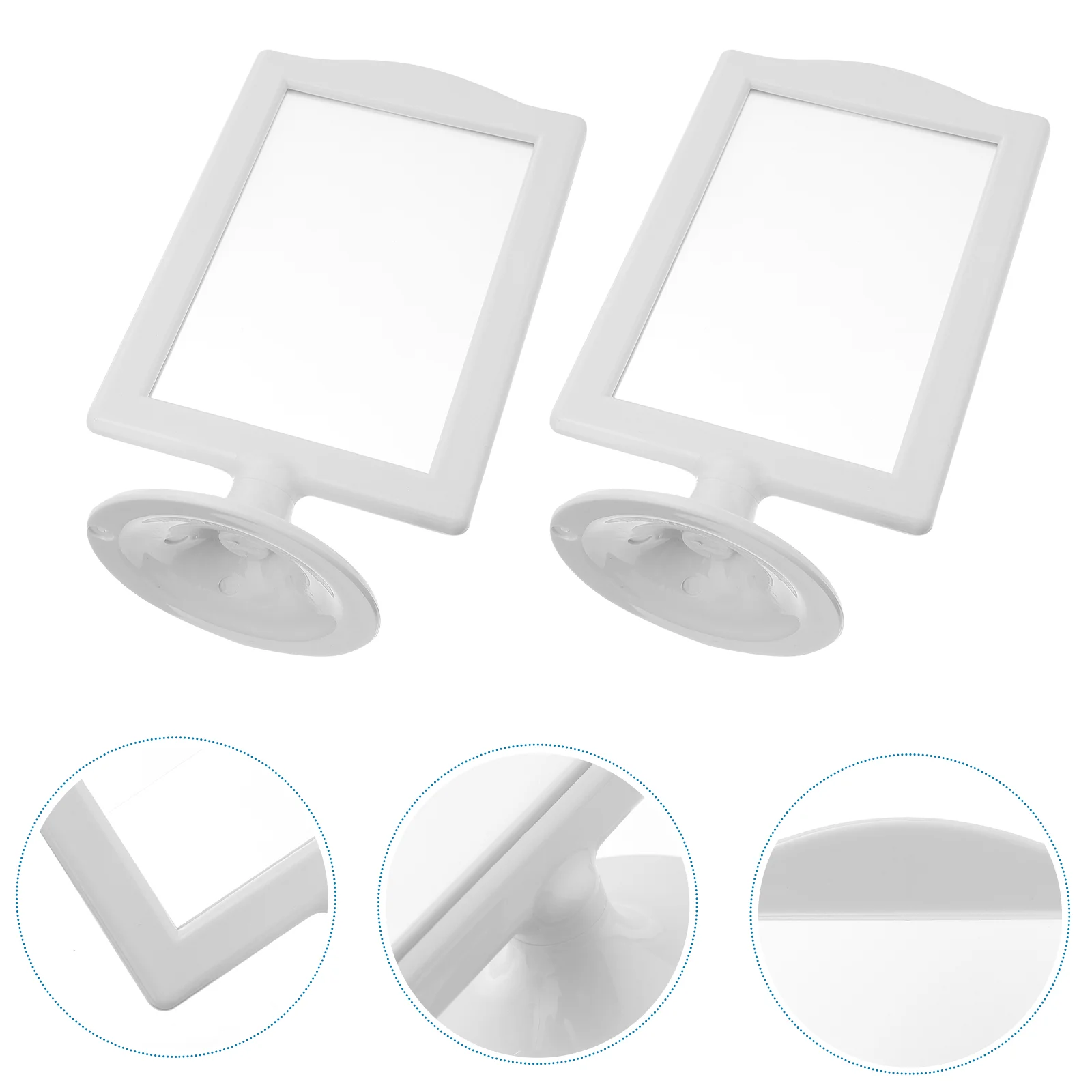 4 Pcs Photo Frame Picture Display Stand Standing Tabletop Desktop Double Sided Frames Decorations