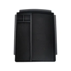 Car Console Armrest Storage Box with Mats for Tesla Model X 2016 -2020 for Tesla Model S 2016 -2020 Modification