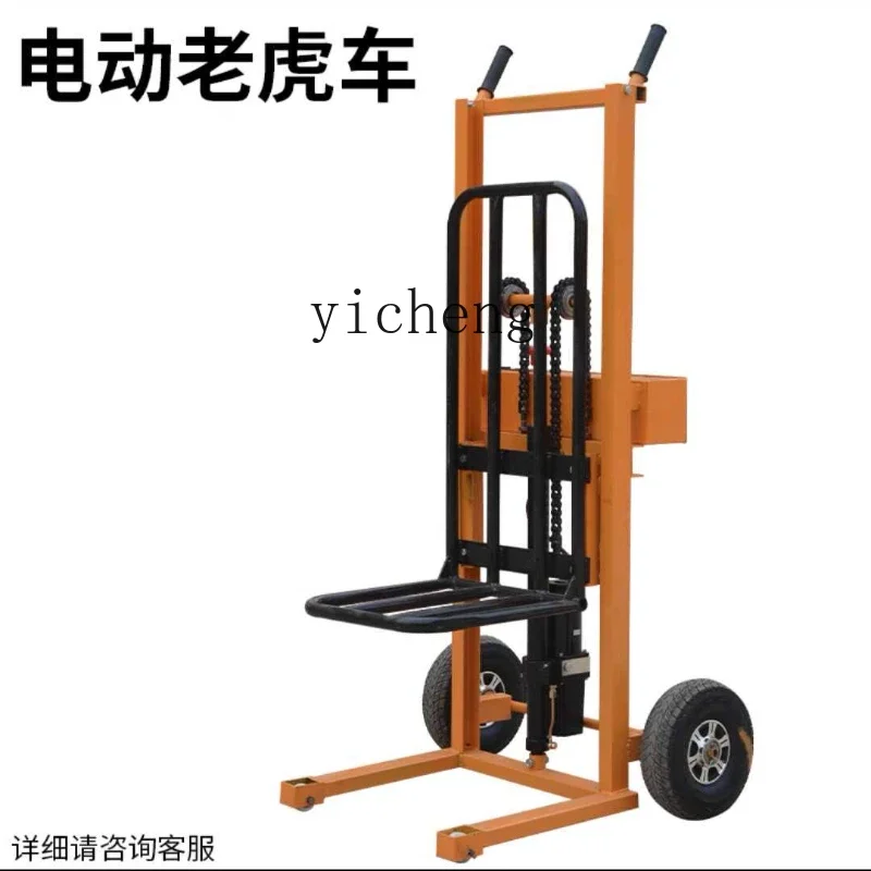 

ZK all-electric lifting tiger car, small and light stacking hydraulic pulling trolley