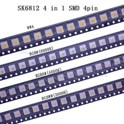 100-1000 sztuk WS2812B 5050 3535 RGB RGBW RGBNW RGBWW WWA 4000 2w1 4w1 układ LED SK6812 indywidualnie adresowalny układ pikseli DC5V