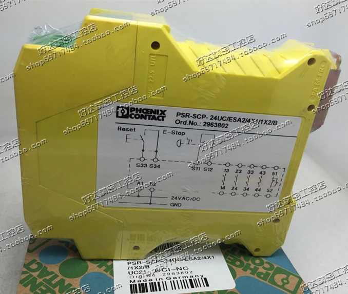 Phoeniix Safety Relay 2963802 PSR-SCP- 24UC/ESA2/4X1/1X2/B