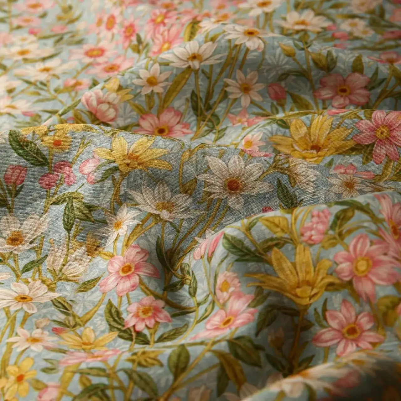 

Country small floral brocade fabric DIY sewing clothes children's clothing, loungewear tablecloths decorative fabrics by meters