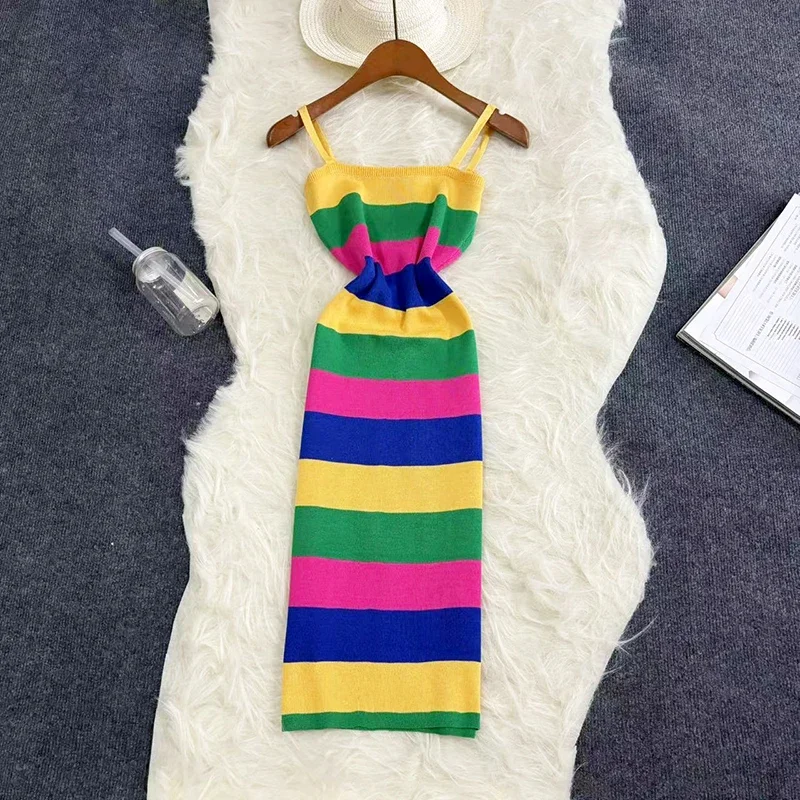 Vestidos femininos de malha sem alças, bainha plissada, elegante bodycon, envoltório, vermelho, sexy, malha, fêmea, verão, novo, 2022