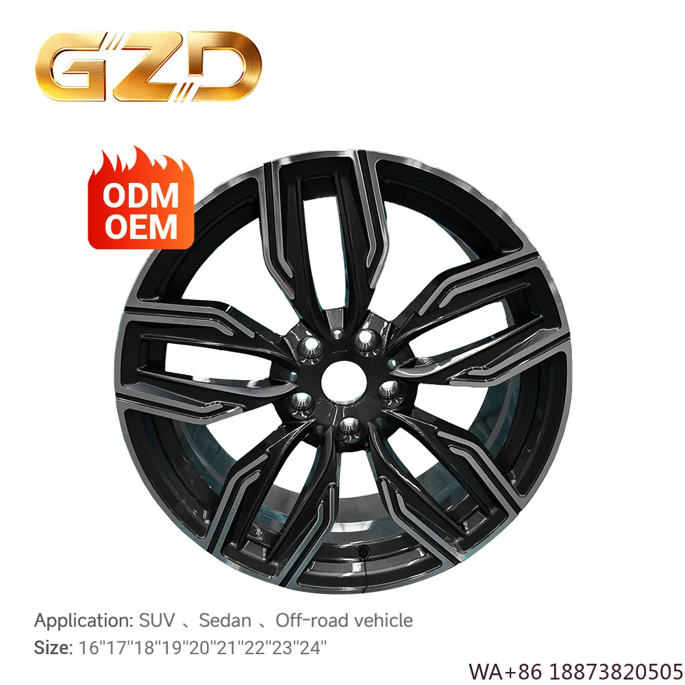 GZD Passenger Car Wheels Monoblock Custom 16-24 Inch 5*112 New Design Flowers Shaped Offroad Wheels for  q7 alloy wheels