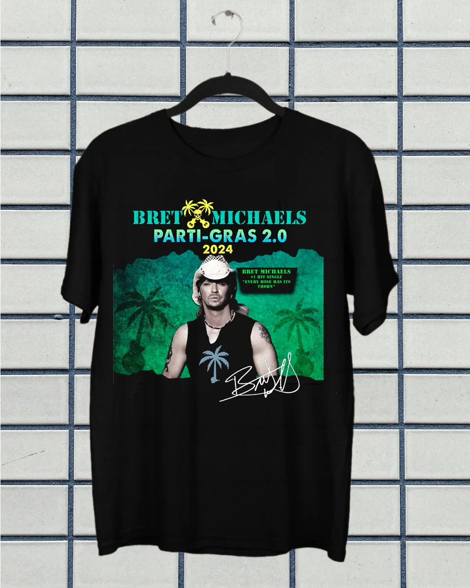 New Popular ​Bret Michaels Tour 2024 Gift For Fan T shirt TMB2529