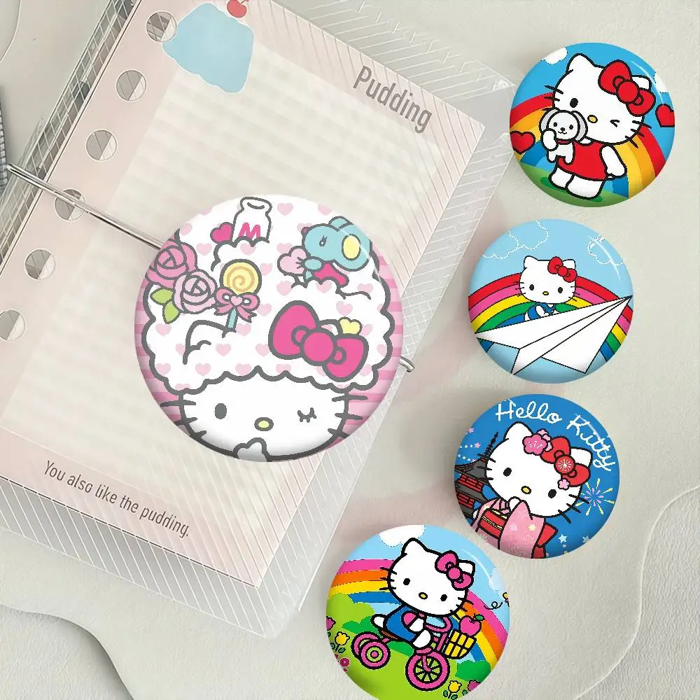 Anime Brooches Cute Cartoon Badge Jacket Jeans Lapel Pin Hello Kt-t Gift Accessorie