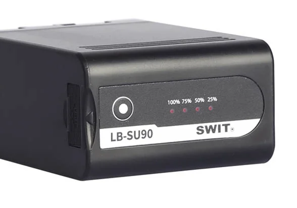 SWIT LB-SU90 SONY BP-U Camcorder Battery Pack, Built-in 14.4V D-tap Output / Charging Input And 5V/2A USB Output