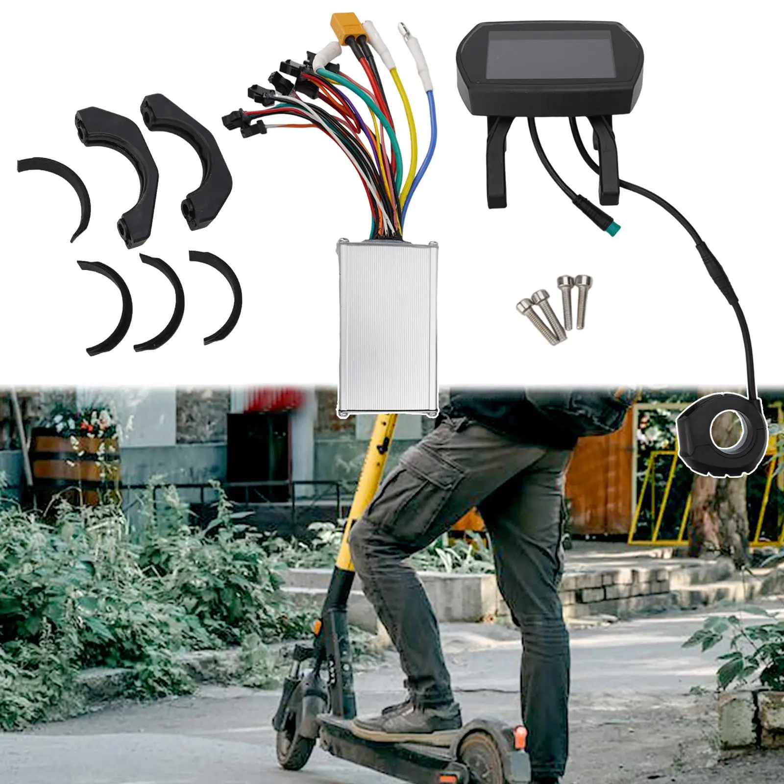 

Upgrade Your For KUGOO G2 Pro with this 48V Motor Controller and LCD Display Experience Superior Performance and Control