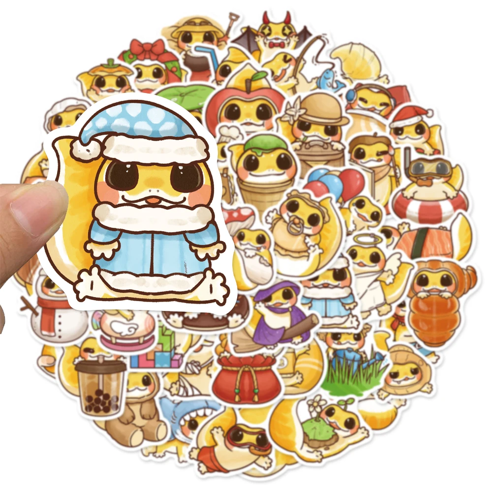 50 قطعة من ملصقات متعة لطيفة على قصر الحيوانات الأليفة للتسلق، مواد يدوية الصنع، جراب هاتف، ملصقات تزيين لزجاجة الأمتعة والكمبيوتر المحمول