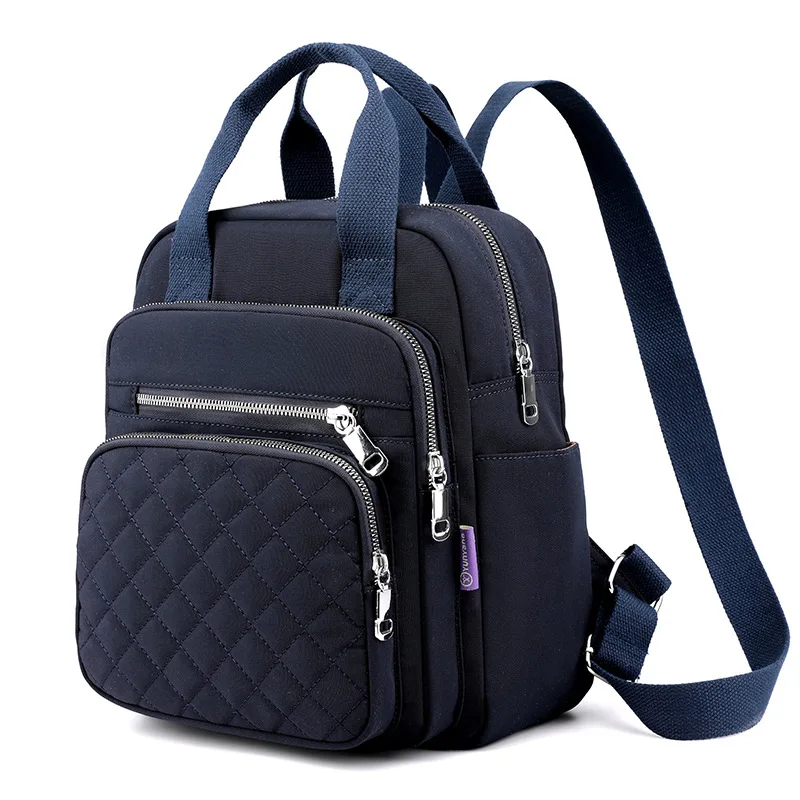 Imagem -04 - Tendência de Luxo Mochila para Mulheres Laptop Bagpack Bolsas de Viagem Student Schoolbag Meninas Adolescentes Bookbag Mochilas Femininas Q371 2024